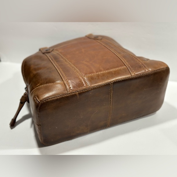 Frye Melissa Domed Leather Satchel Bag - Picture 16 of 16